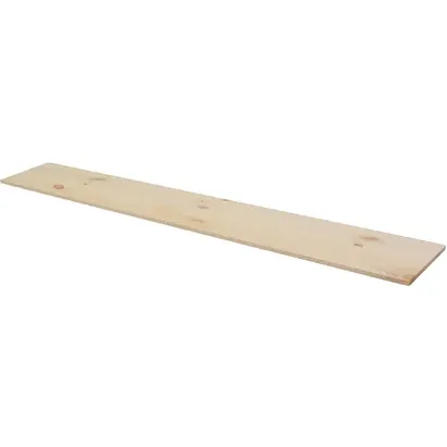 Duraline Wandplank Xl4 Beuken Papier 38mm 118x23,5cm Bruin
