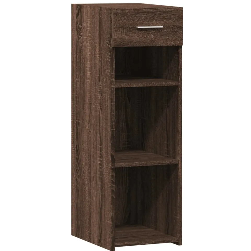 vidaXL Dressoir 40x42,5x93 cm bewerkt hout bruin eikenkleur, foto 3