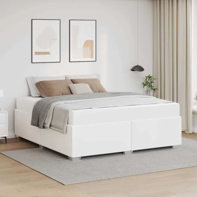 vidaXL Bedframe Wit 180 x 200 cm PVC