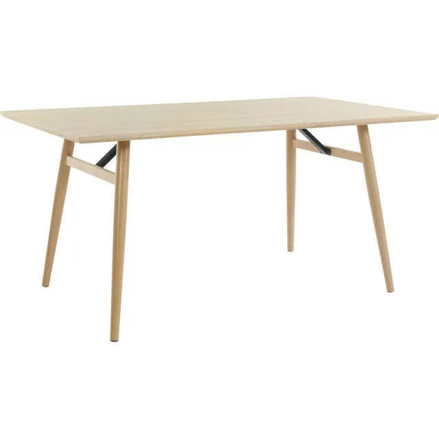 Notio Living Harris-Eettafel - 8-zits - Natuur Eiken Zwart