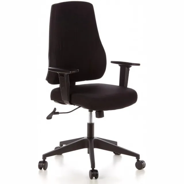 hjh office Pro-Tec 100 - Bureaustoel - Stof - Zwart