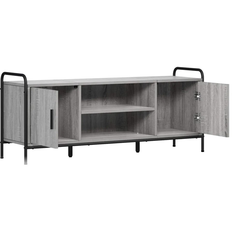vidaXL Tv-meubel 119 x 33 x 50 cm Grijs Sonoma