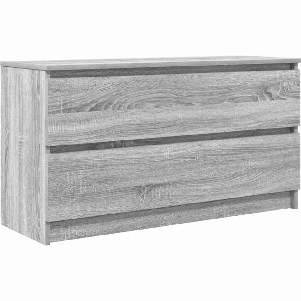 vidaXL Tv-meubel 100x35x54 cm bewerkt hout grijs sonoma eikenkleurig