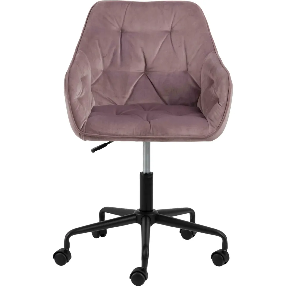 Bendt Loren Velvet bureaustoel dusty rose, foto 3