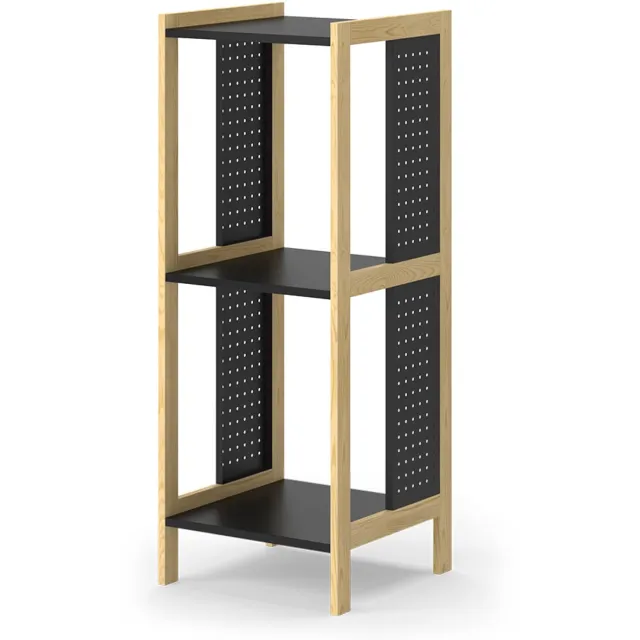 Vicco Elvia Boekenrek – 40 x 107 cm Zwart