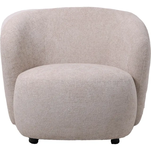 PTMD Fauteuil Aphrodite - Beige - 89x85x70cm