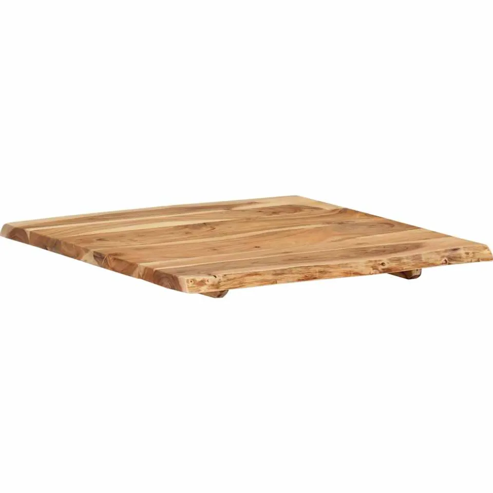 vidaXL Tafelblad 58x(50-60)x2,5 cm massief acaciahout Bruin