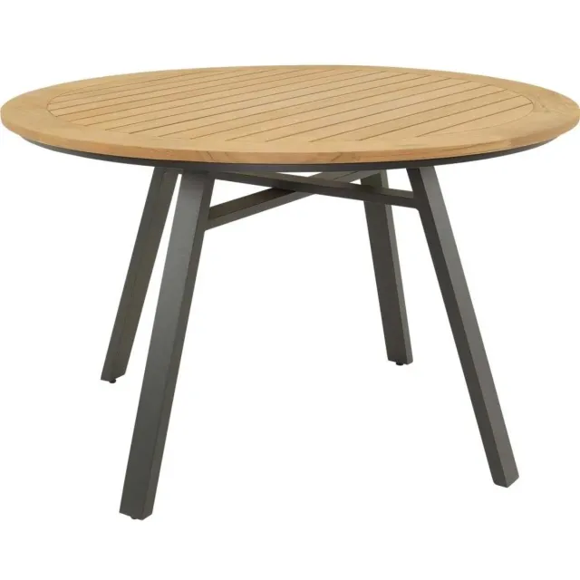 LES Monza eettafel ø120 cm - antraciet