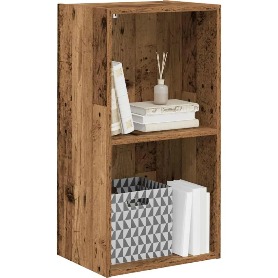 vidaXL Boekenkast 40x30x77 cm bewerkt hout oud houtkleurig Bruin