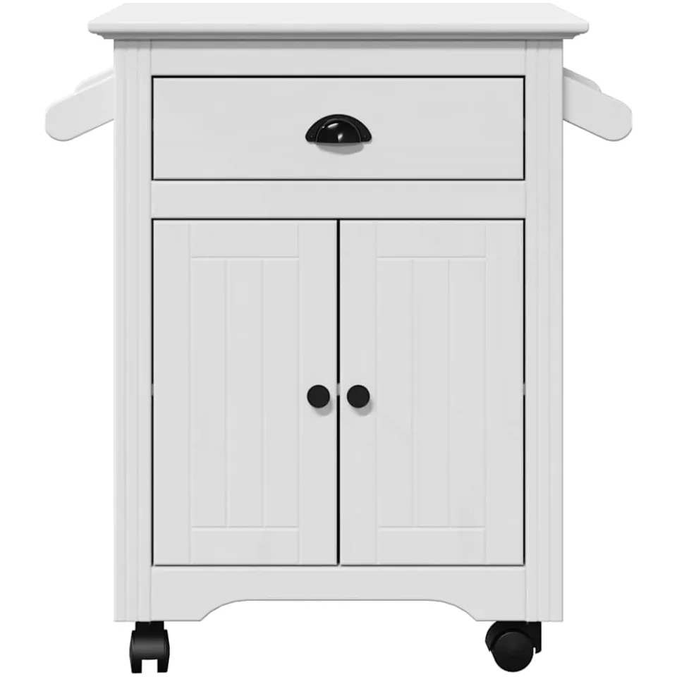 vidaXL Keukentrolley BODO 72x45x80 cm wit, foto 4
