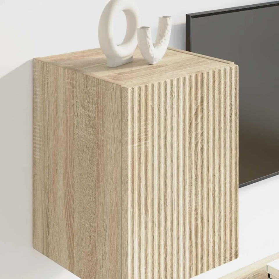vidaXL TV Wandkast 30 x 31 x 40 cm Sonoma Bewerkt hout bruin, foto 4
