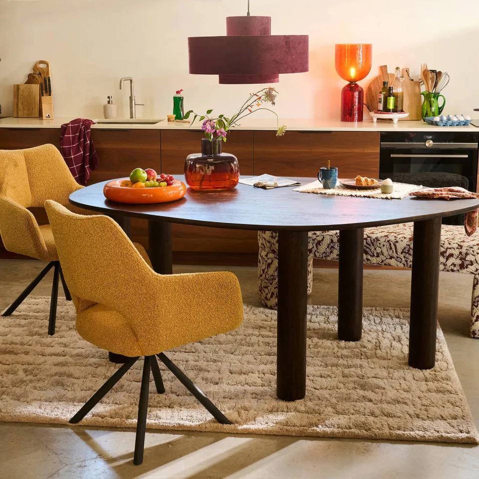 Studio LIVIT eettafel Indra walnoot, foto 3