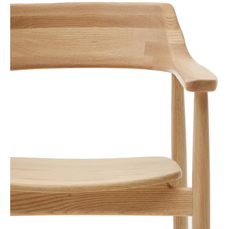 Kave Home Fondes eetkamerstoel naturel, foto 8