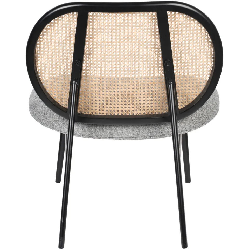 Zuiver fauteuil Spike grijs/naturel, foto 3