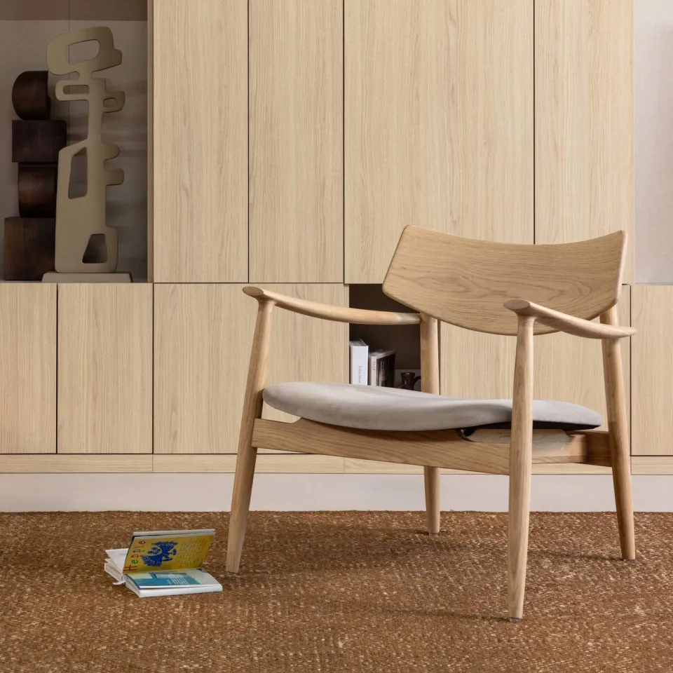 WOOOD Bask Fauteuil - Walnoothout - Bruin - 72x69x70, foto 6