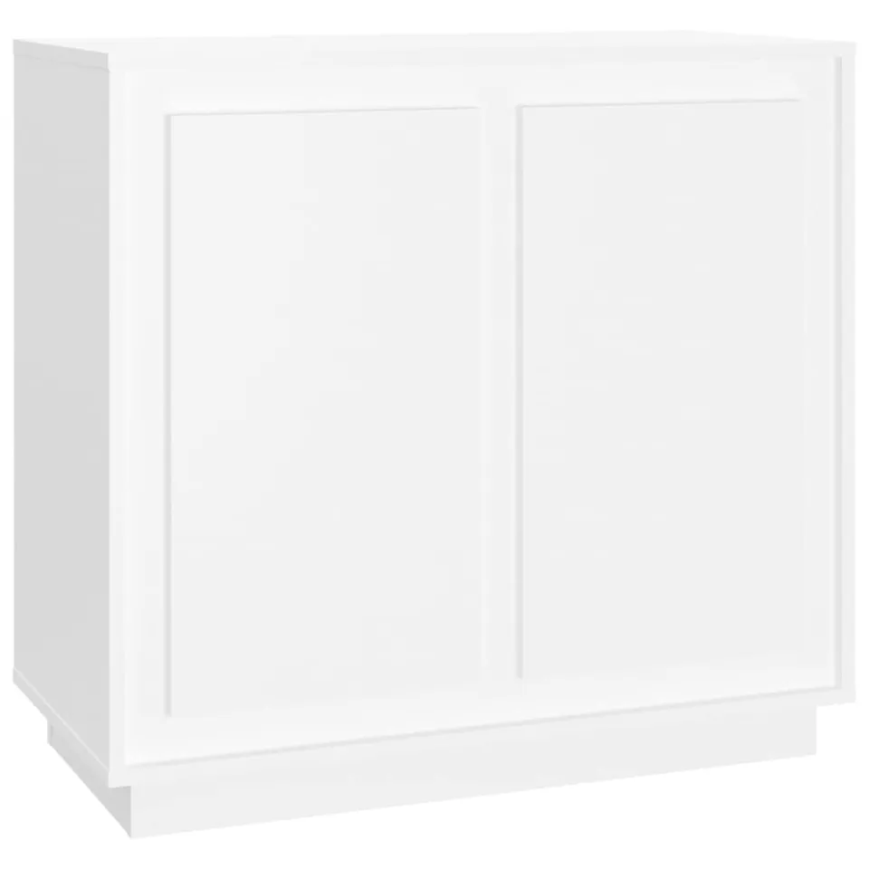 vidaXL Dressoir 80x34x75 cm bewerkt hout wit