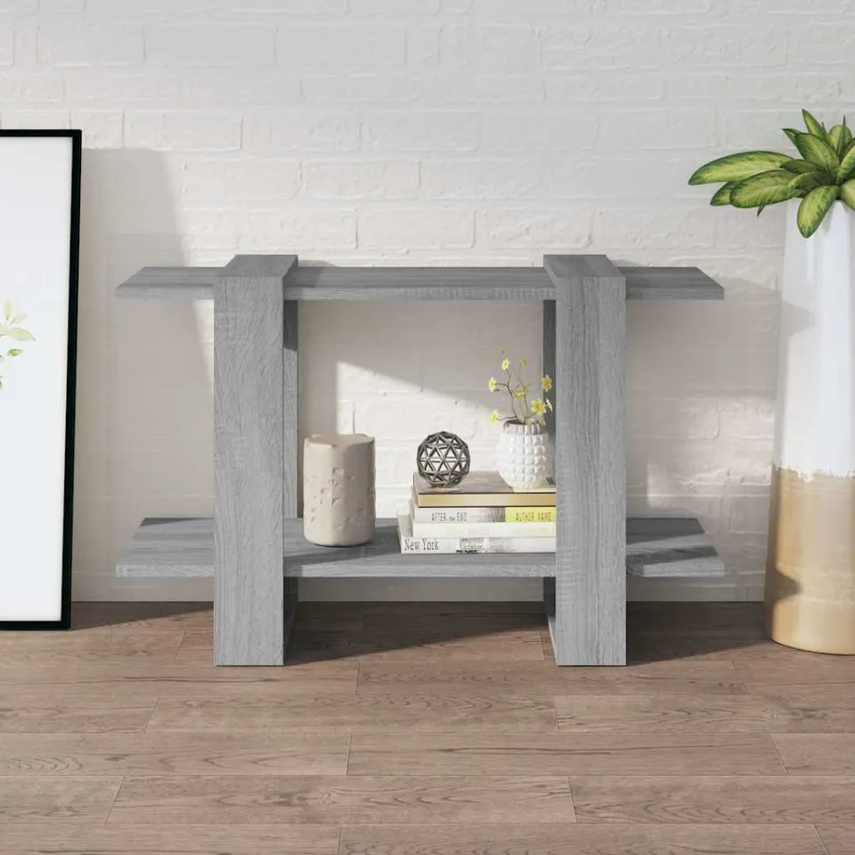 vidaXL Boekenkast/kamerscherm 80x30x51 cm grijs sonoma eikenkleurig, foto 3