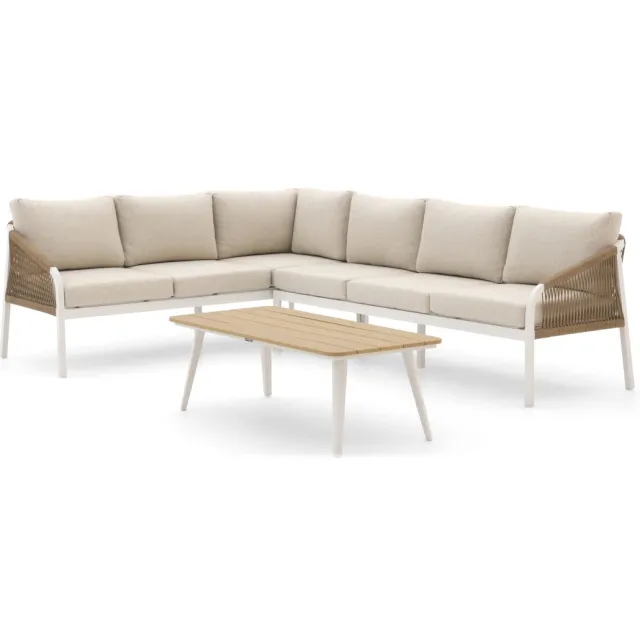 Manifesto Furniture Manifesto Copparo hoek loungeset 3-delig Wit