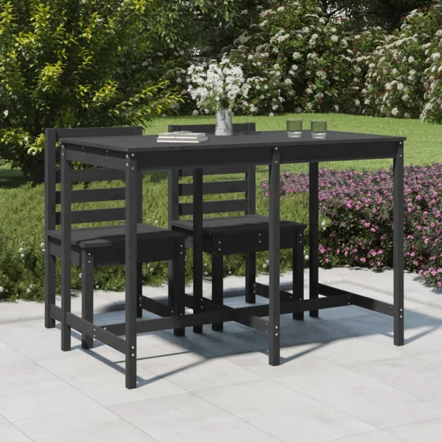vidaXL Tuintafel 159,5x82,5x110 cm massief grenenhout grijs, foto 2