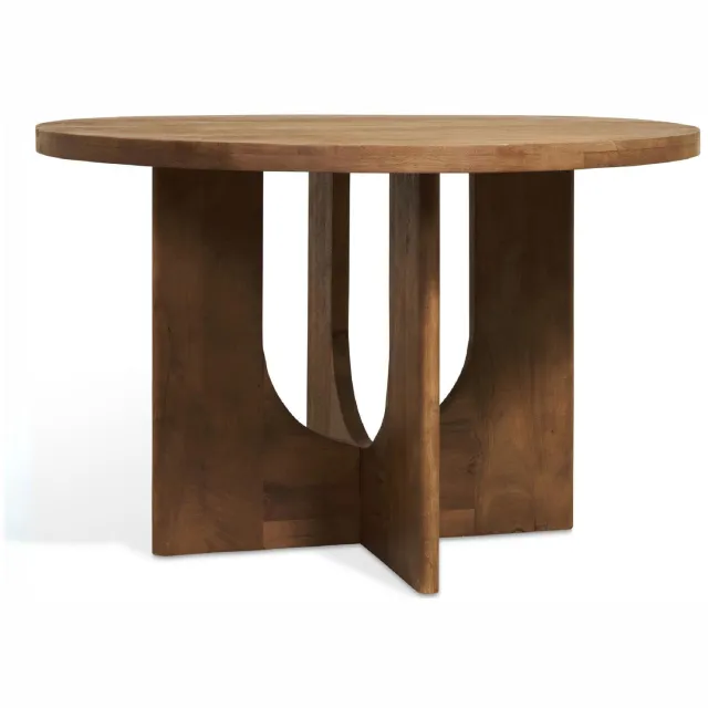 Nest of Nora Ronde eetkamertafel Jona - mangohout Ø120 cm - Bruin
