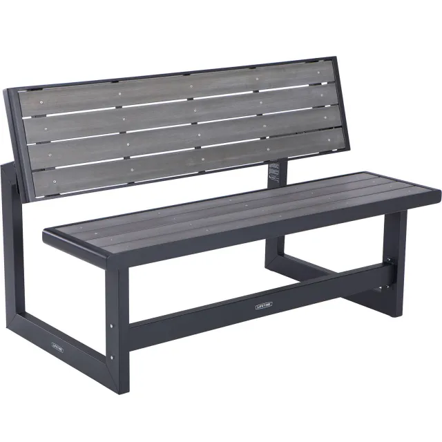 Lifetime convertible bank harbor grey Grijs