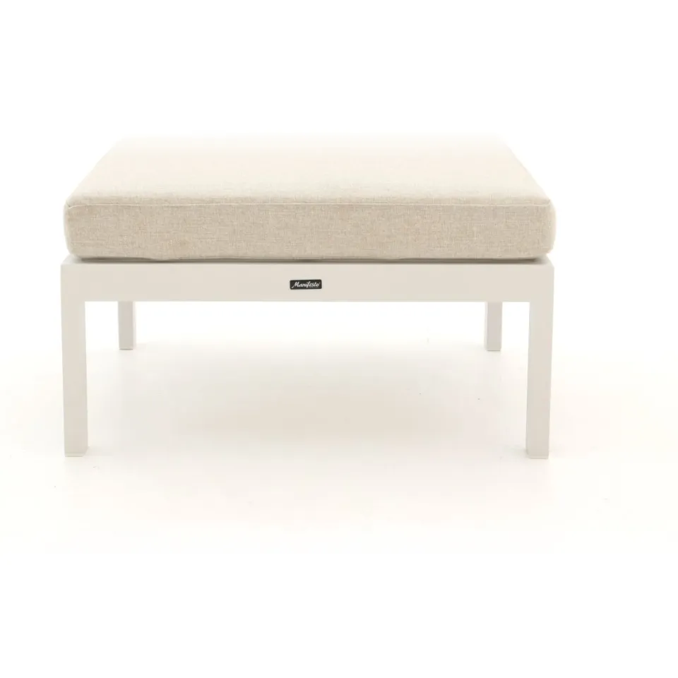 Manifesto Furniture Manifesto Alzano lounge voetenbank 78x78cm wit