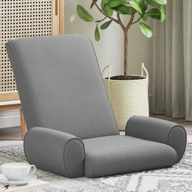 vidaXL Verstelbare vlo stoelen Kaki Grove Fluweel Bruin