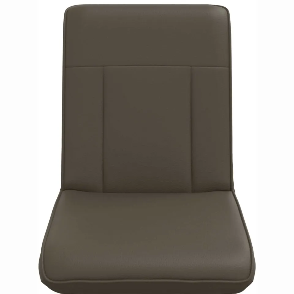 vidaXL Verstelbare vlo stoelen Grijs Kunstleer, foto 4