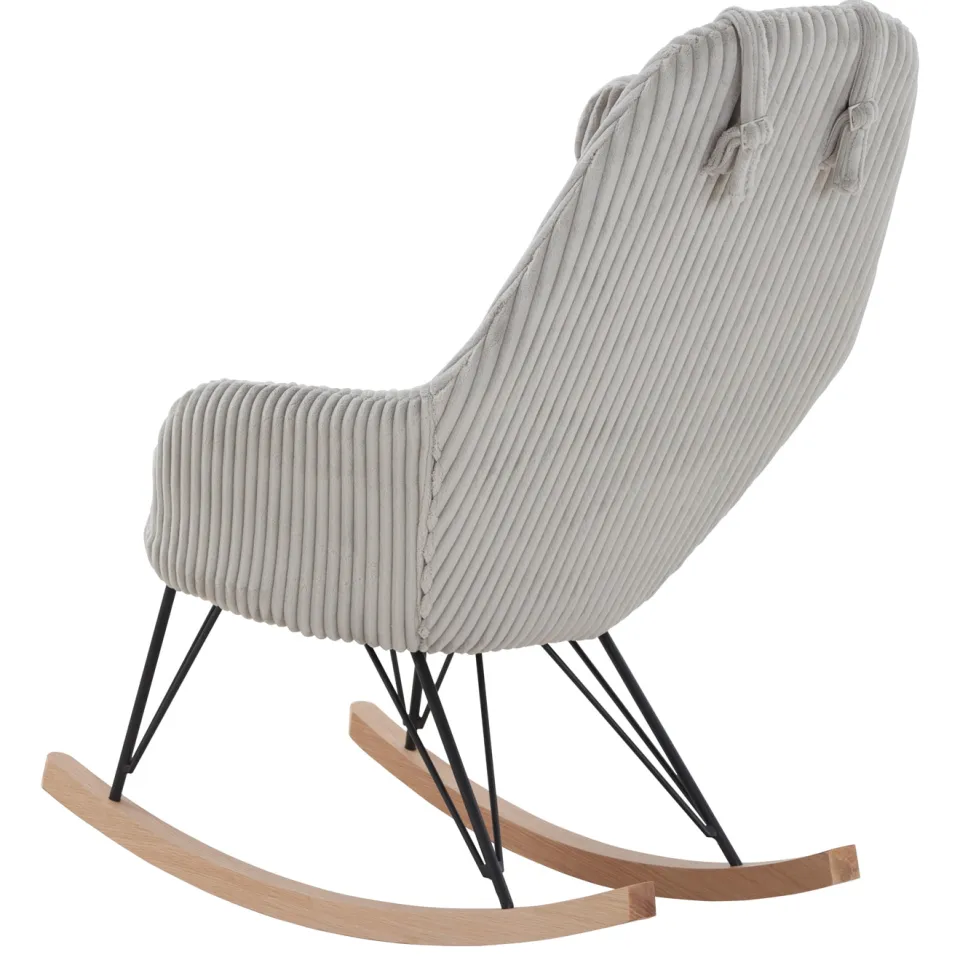 Artistiq Living Jesús rib schommelstoel grijs, foto 5