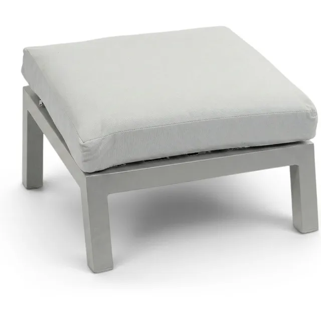 4 Seizoenen Tuinmeubelen Voetenbank Bezano | Taupe/Champagne | Aluminium