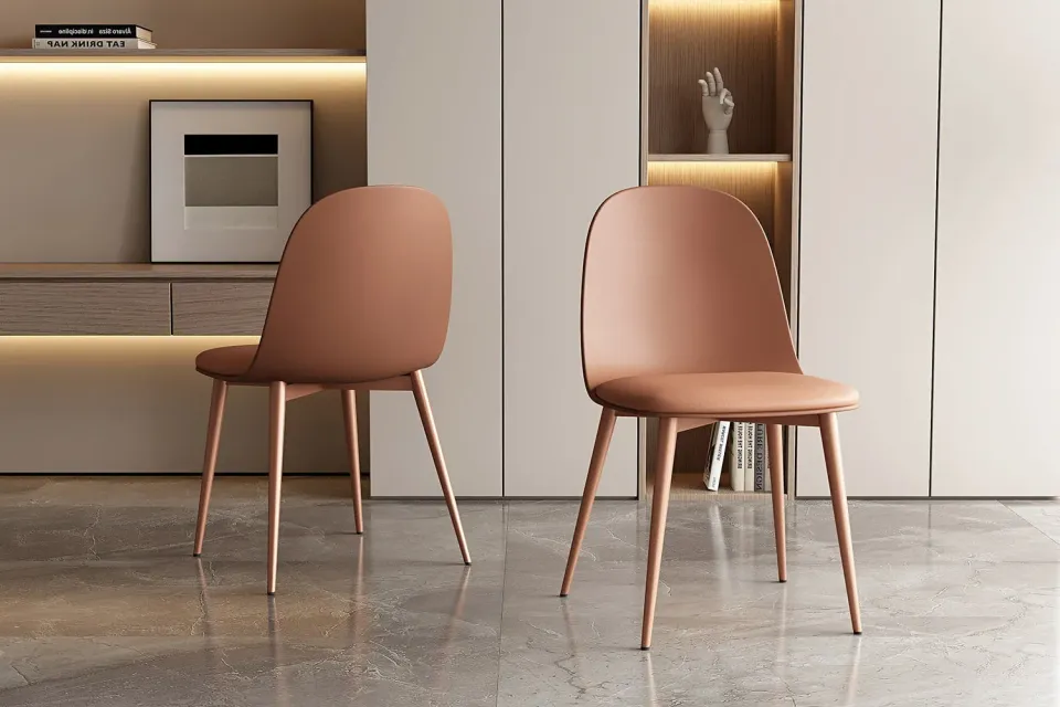 eetkamerstoel Noelle terracotta, foto 5