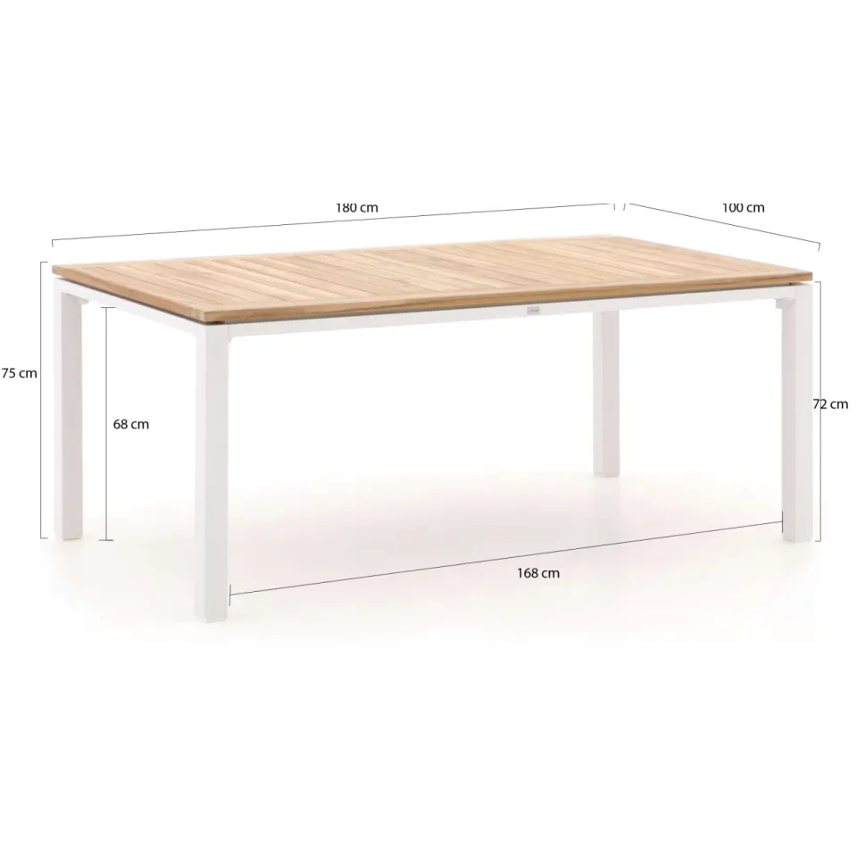 Manifesto Furniture Manifesto Ortello/Linosa 180cm dining tuinset 5-delig, foto 3