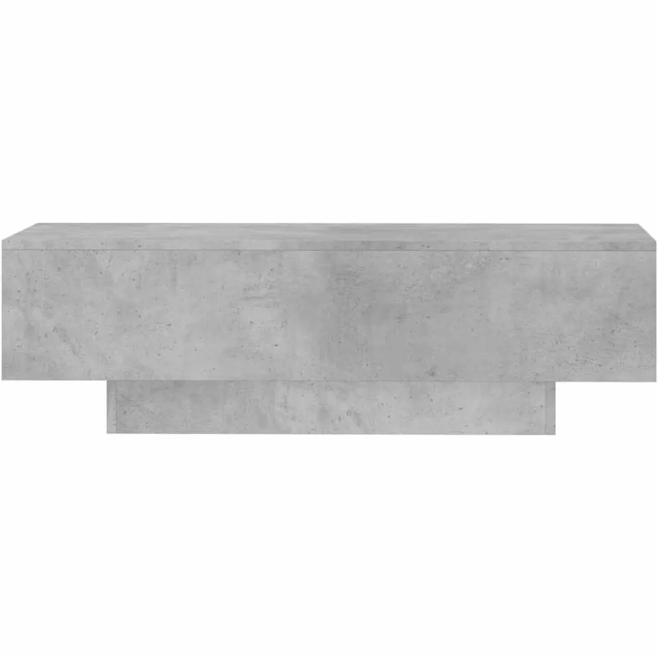 vidaXL Salontafel 100x49,5x31 cm bewerkt hout betongrijs