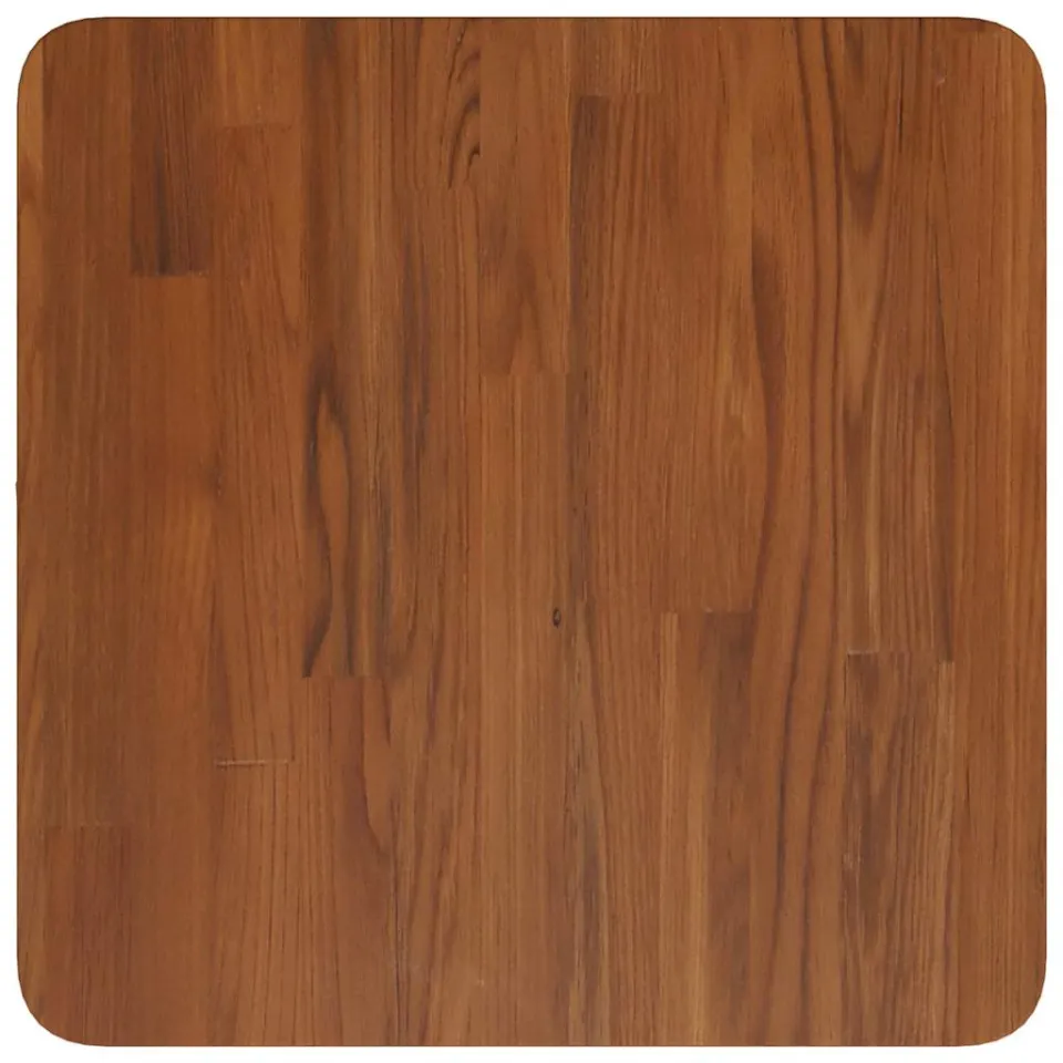 vidaXL Tafelblad vierkant 40x40x4cm behandeld eiken donkerbruin, foto 4