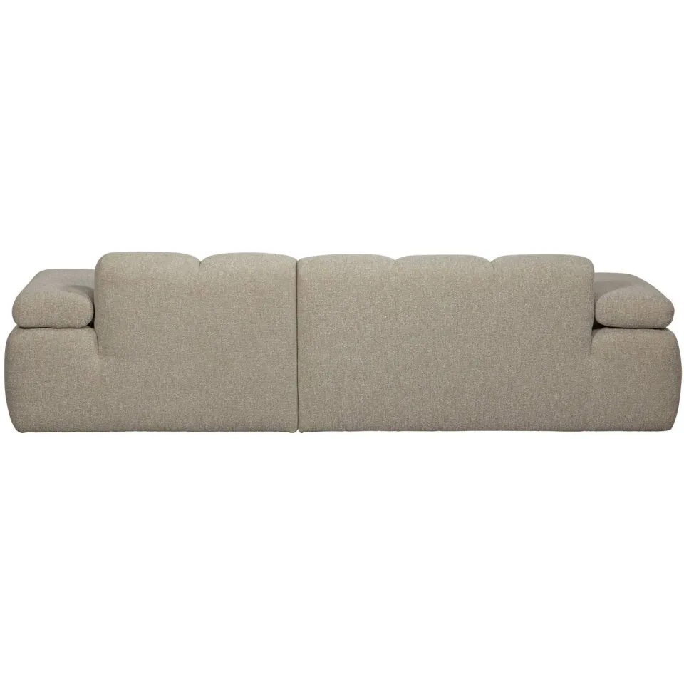 WOOOD Mojo Chaise Longue Bank Rechts - Wollig - Donkerzand, foto 4