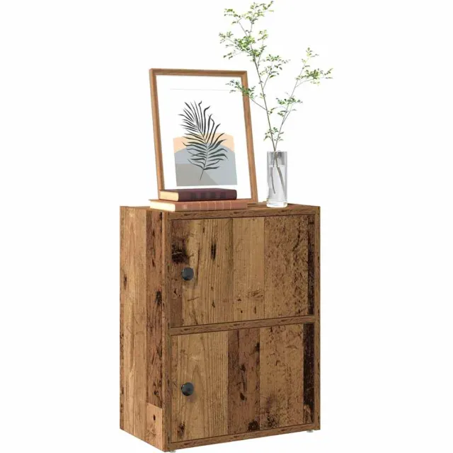 vidaXL Boekenkast 40x24x52 cm bewerkt hout oud houtkleurig Bruin