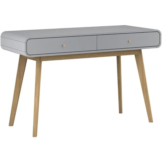 Notio Living Cassie-Bureau - 2-deurs - Grijs Houtlook