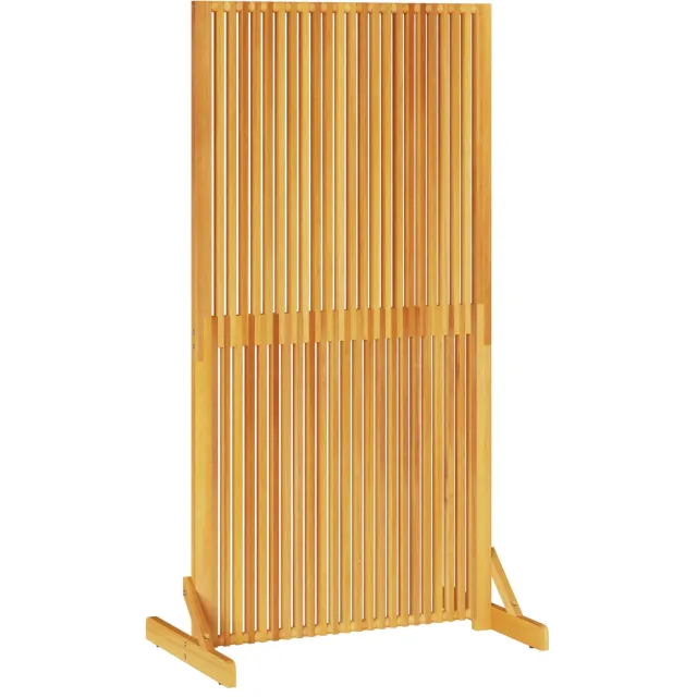 vidaXL Privacyscherm Bruin 79,5 x 50 x 150 cm Massief Acaciahout