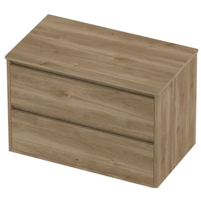 Proline Deck Badmeubelset Greeploos Symmetrisch Kader 80x46x54 cm Cider Oak Eiken
