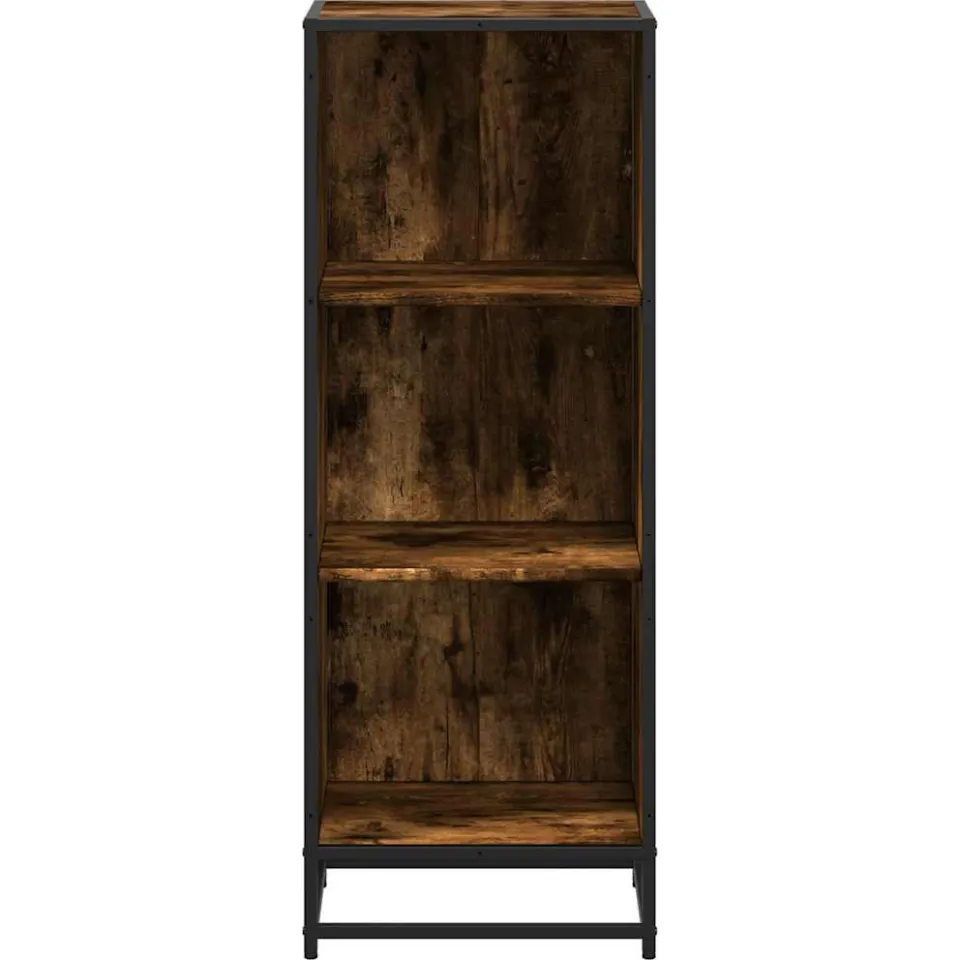 vidaXL Boekenkast 40x35x107,5 cm bewerkt hout gerookt eikenkleurig, foto 4