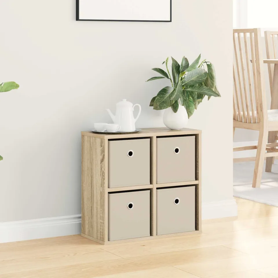 vidaXL Dressoir Sonoma Eiken 49,5 x 22 x 47 cm, foto 4