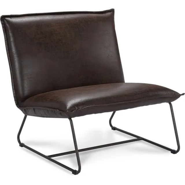 Icon Living Fauteuil Coco - 1.5 zits - Stof Rawhide Bruin - Gun Color Frame