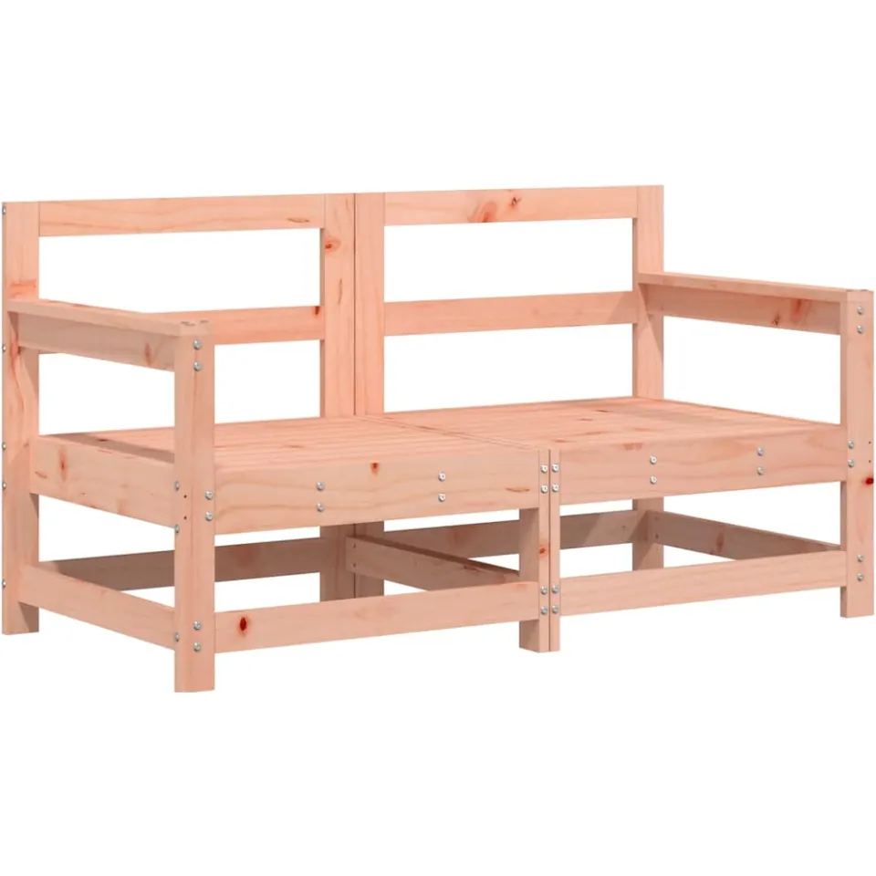 vidaXL 7-delige Loungeset massief douglashout Bruin