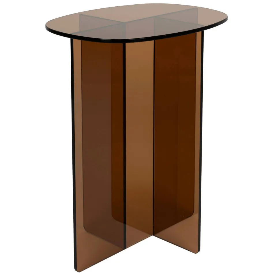 Zuiver Linea bijzettafel bruin, foto 5