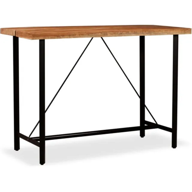 vidaXL Bartafel - 150x70x107 - cm - massief - acaciahout Bruin