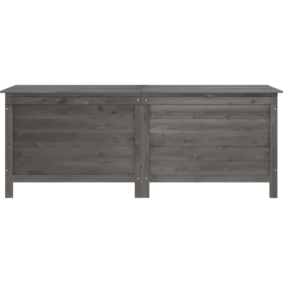 vidaXL Tuinbox 150x50x56,5 cm massief vurenhout antracietkleurig, foto 4