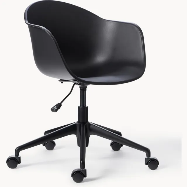 Westwing Collection Bureaustoel Claire Zwart