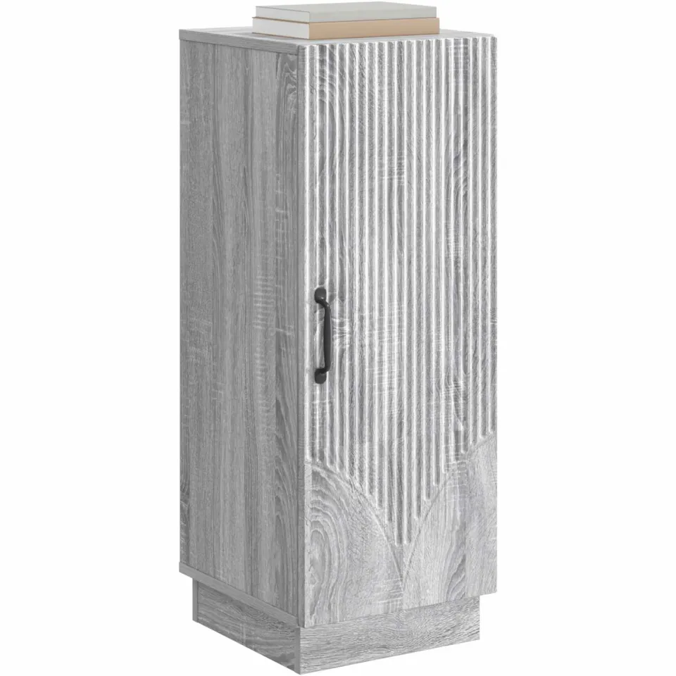 vidaXL Dressoir Grijs sonoma 33 x 34,5 x 87 cm Bewerkt hout