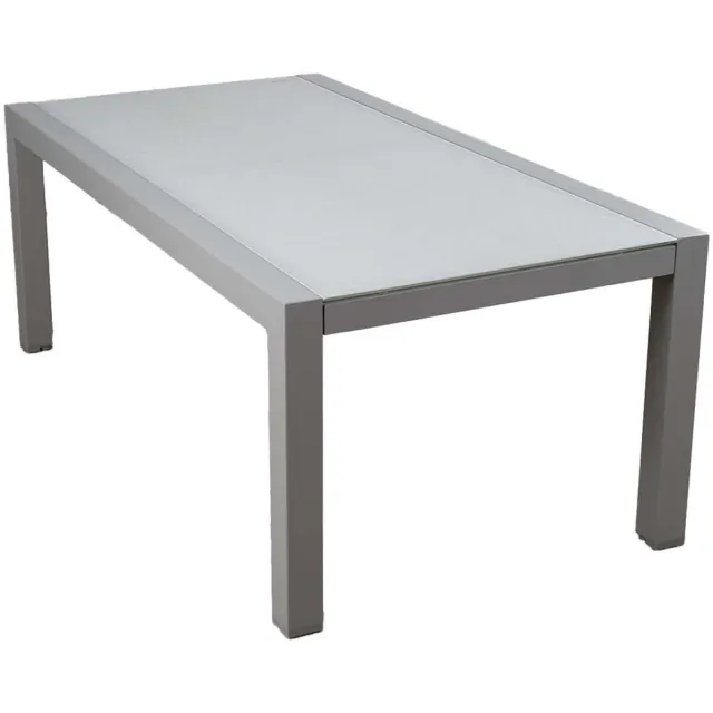 Madison Loungetafel Bezano 120x60cm | Sand Stone/Champagne | Spraystone & aluminium