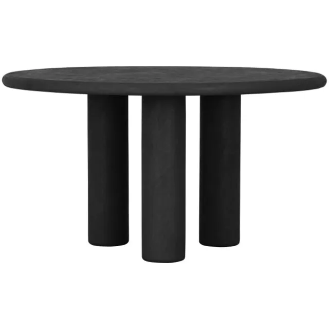 DTP Home Scala Clio eettafel rond Mortex Pepper - Ø140 x 76 cm Zwart